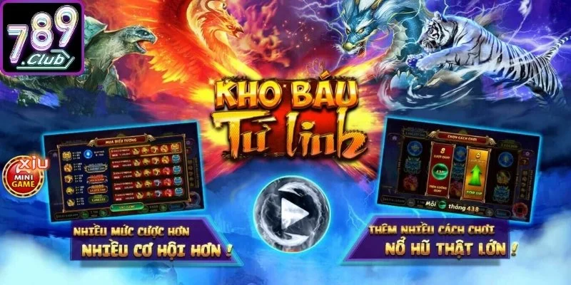Kho Báu Tứ Linh 789club - Cẩm Nang Săn Jackpot Khủng 1 Sức hút độc đáo của tựa game Kho Báu Tứ Linh 789Club